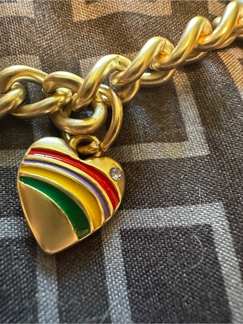 Coach Gold-tone Logo Tag Keychain Charm - Picture 6 of 11